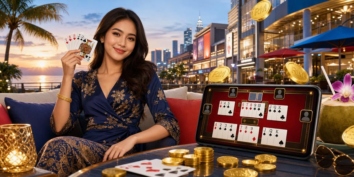 Permainan rummy dalam talian bergaya moden dari Johor Bahru melalui winmy9